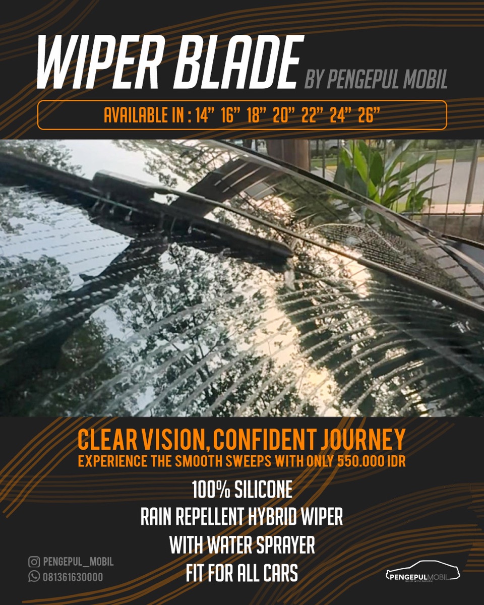 Brosur Wiper Blade by Pengepul Mobil